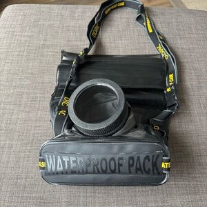 Black Waterproof Camera Pack